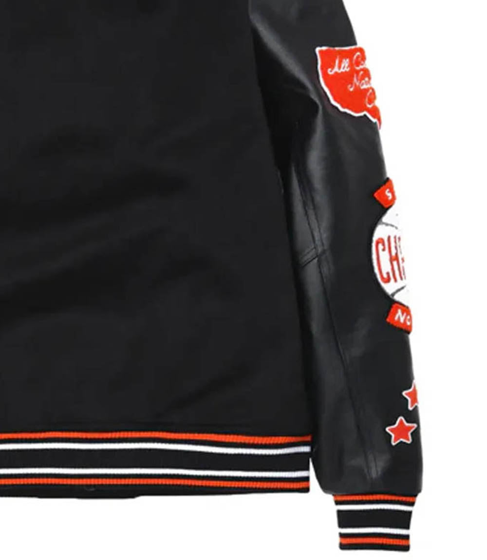 World Famous Black Varsity Jacket