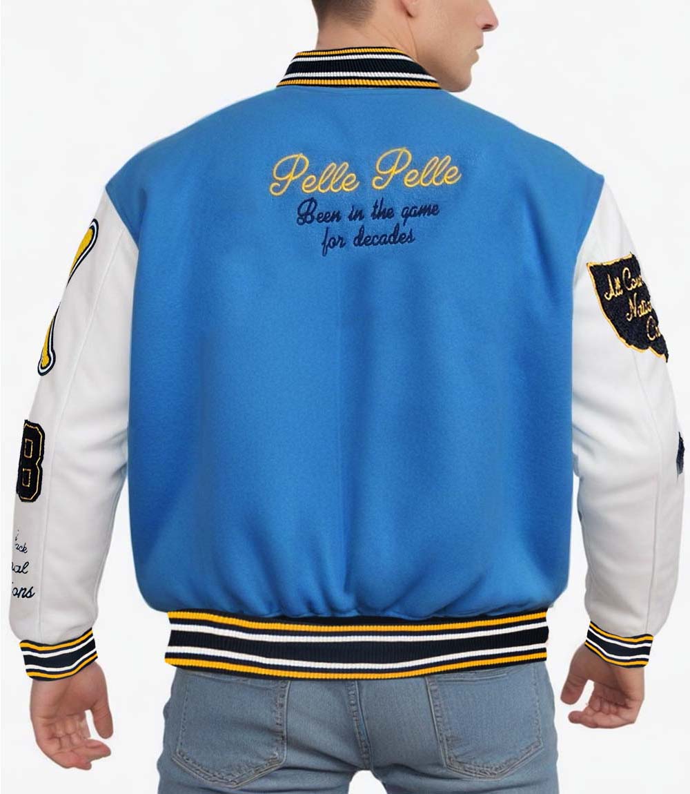 World Famous Blue Varsity Jacket
