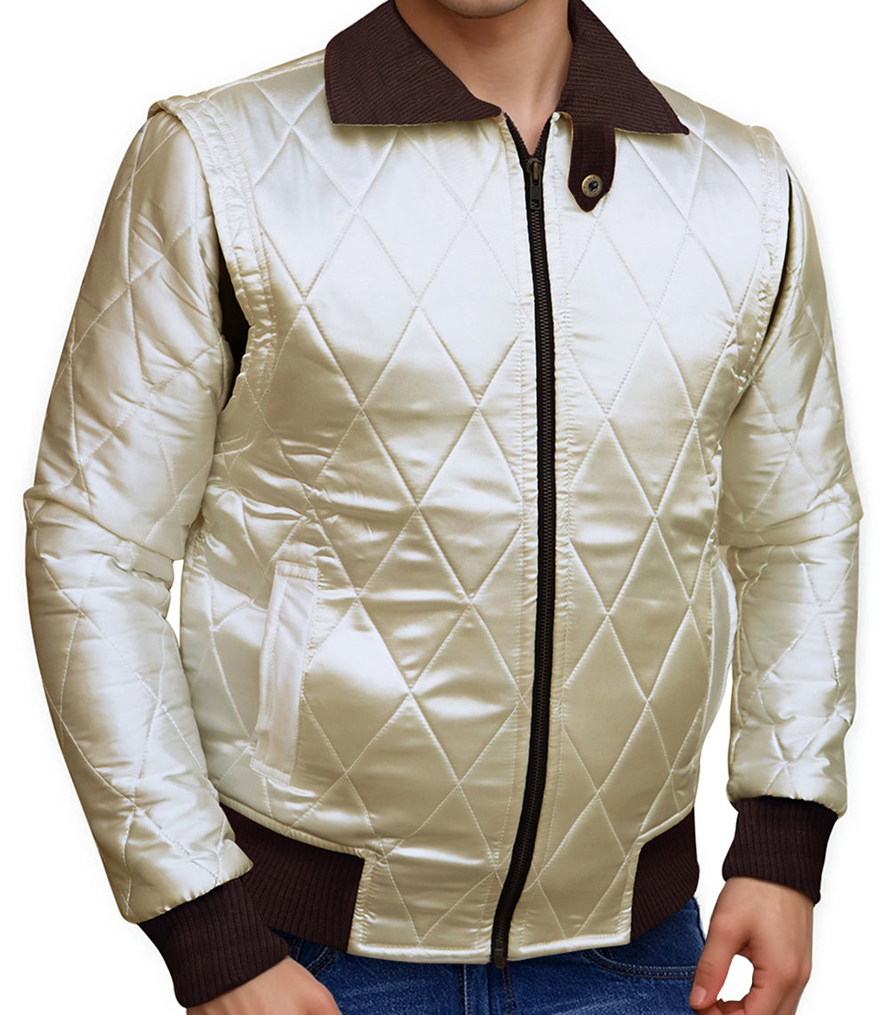 Quilted Satin Jacket