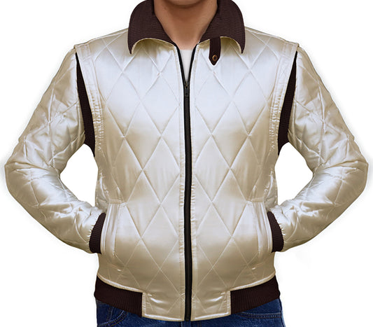 Quilted Satin Jacket