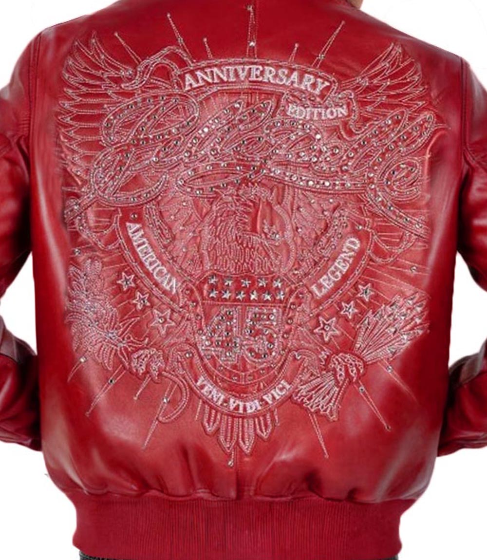 American Legend Red Leather Jacket