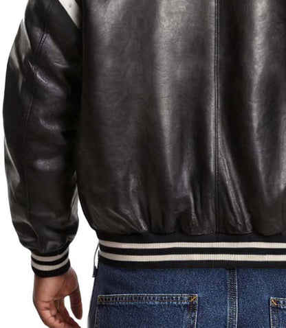 78 Vintage Black Leather Jacket