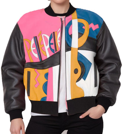 Black Pink Picasso Jacket