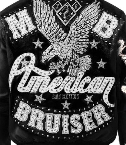 American Bruiser Black Leather Jacket