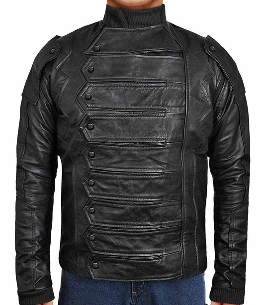 Bucky Straps Leather Jacket