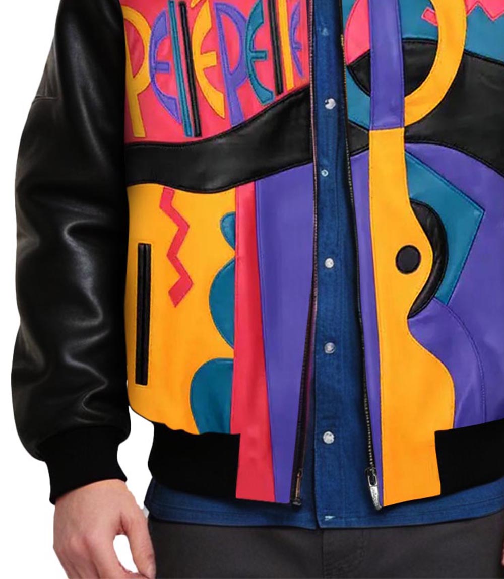 Black Picasso Bomber Jacket