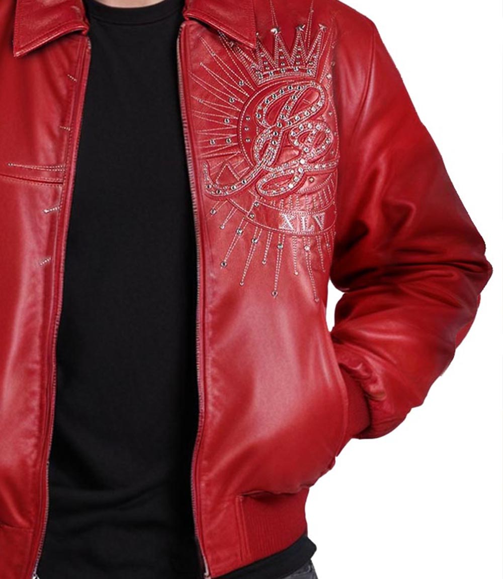 American Legend Red Leather Jacket