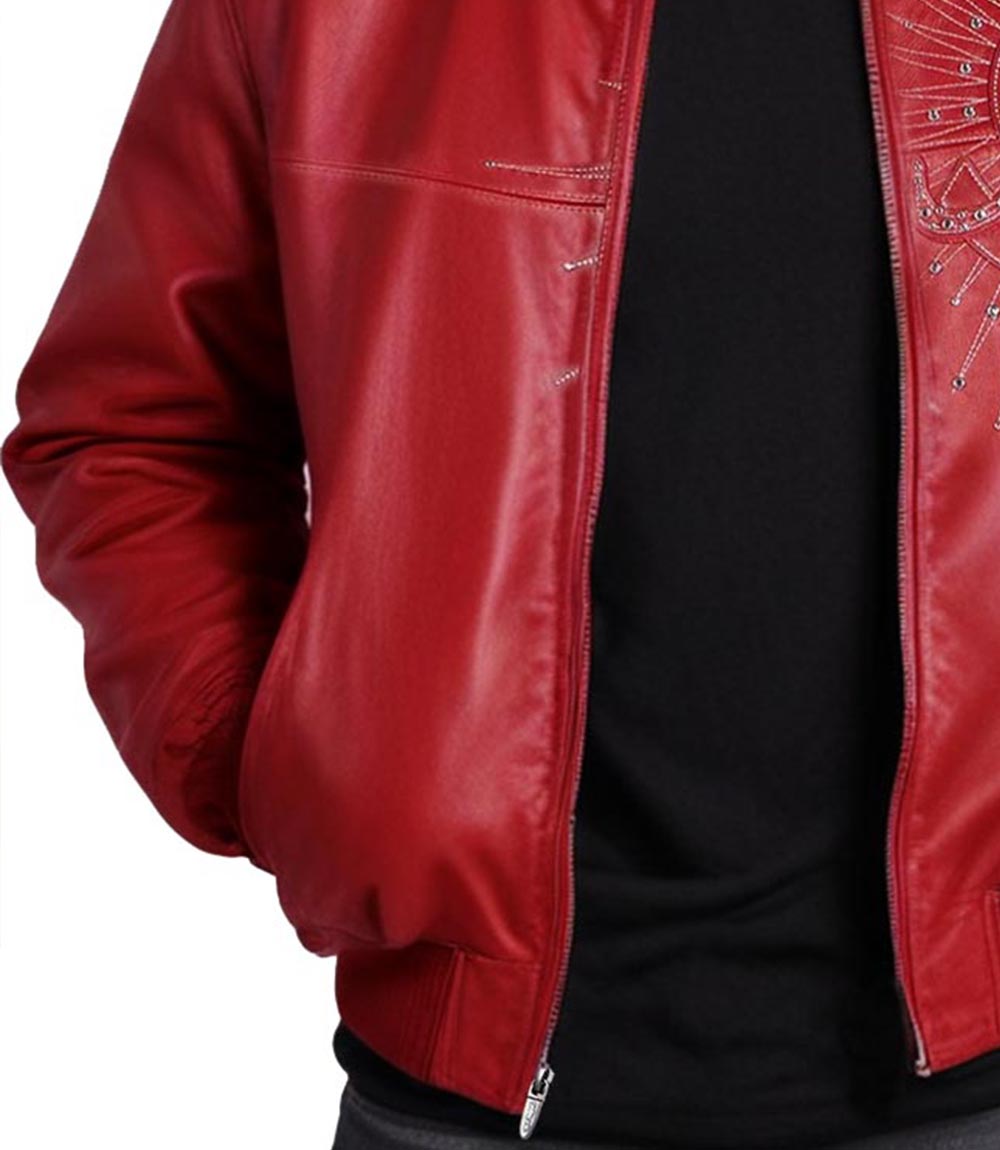 American Legend Red Leather Jacket