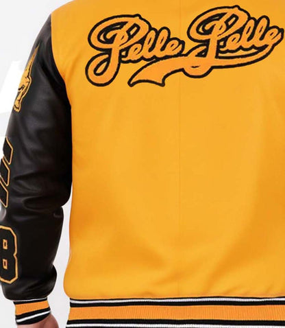 MB Yellow Black Varsity Jacket
