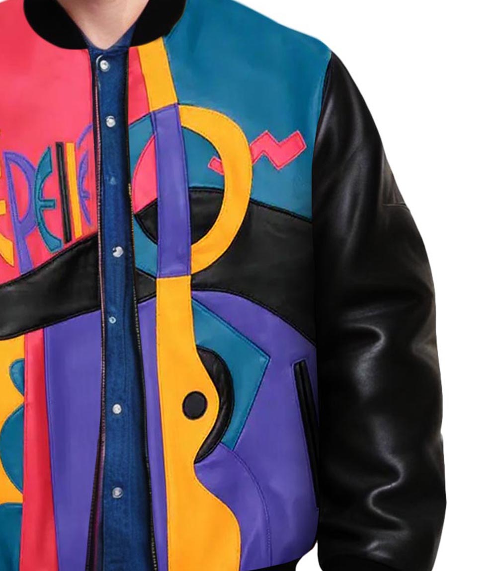 Black Picasso Bomber Jacket