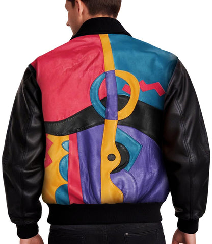 Black Picasso Bomber Jacket